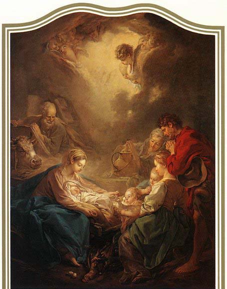 Francois Boucher Adoration of the Shepherds